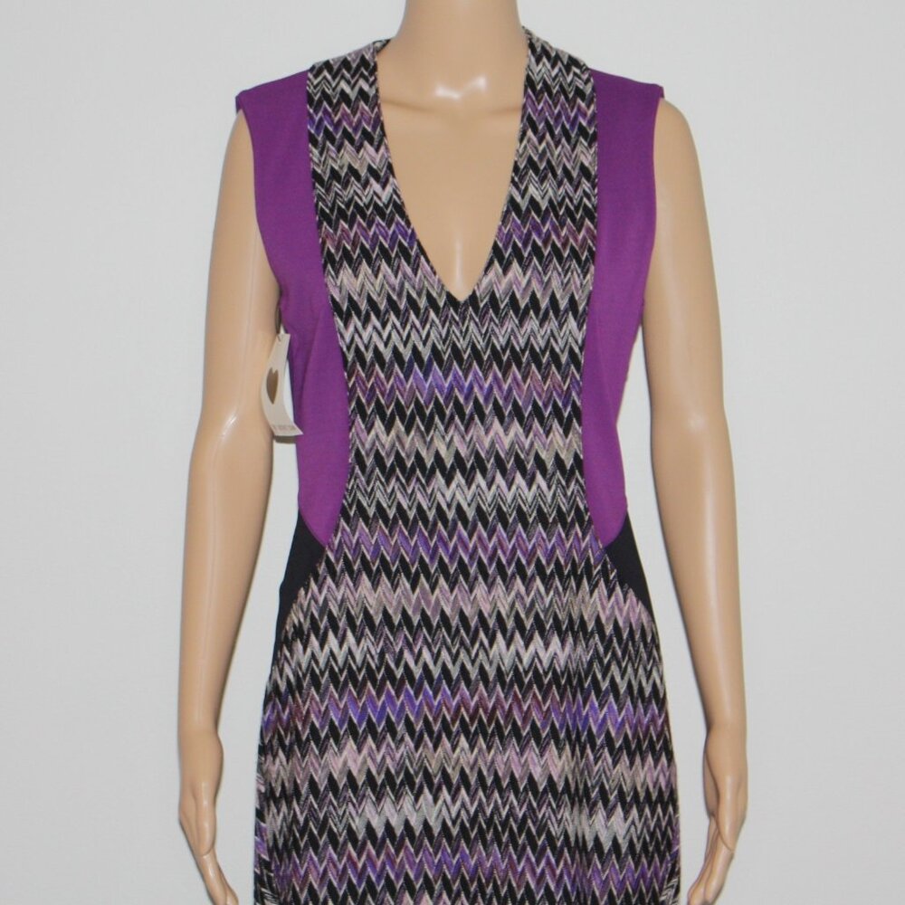 Missoni Women's Ponte-Paneled Crochet Knit Dress in size 42 / US 6 NWT MSRP 1595 - Picture 4 of 16